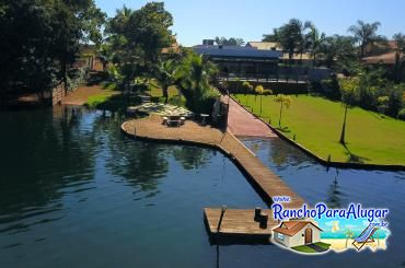 Recanto do Sabiá para Alugar em Miguelopolis - Vista do Rio para o Píer