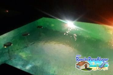 Rancho do Pedro para Alugar em Miguelopolis - Piscina com Iluminação em Led