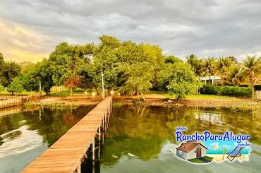 Rancho dos Macacos 2 para Alugar em Miguelopolis - Vista do Pier para o Rancho