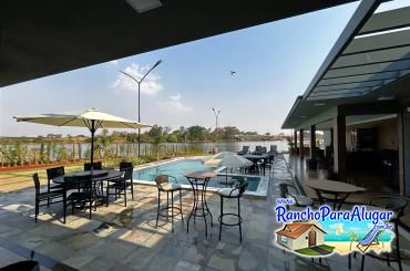 Rancho Meirival 6 para Alugar em Miguelopolis - Piscina com Bar Molhado