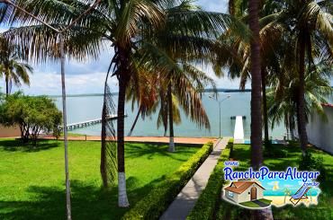 Rancho Cantinho do Céu para Alugar em Miguelopolis - Vista da Varanda para o Rio