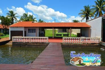 Rancho Recanto do Rio Grande para Alugar em Miguelopolis - Vista do Pier para a Varanda