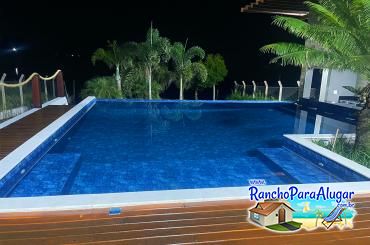 Rancho Jangada para Alugar em Miguelopolis - Piscina com Borda Infinita